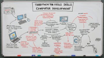 中学生に必要なパソコンスキルのイメージイラスト